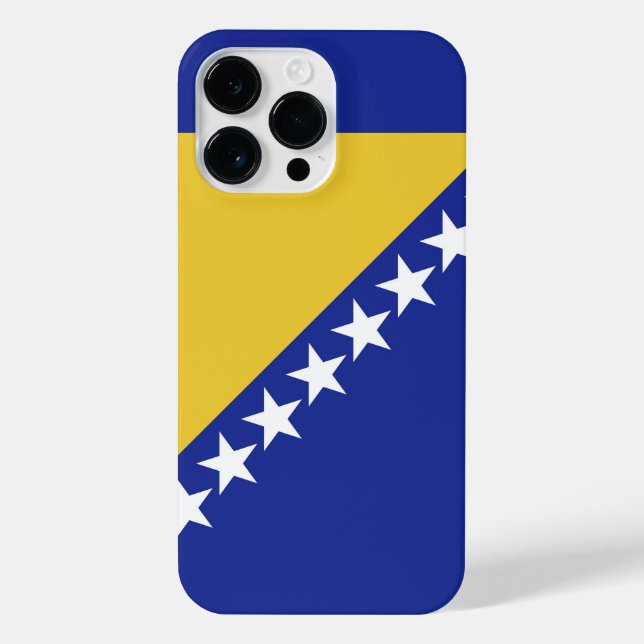 Coque iPhone Drapeau de Bosnie-Herzégovine (Verso)