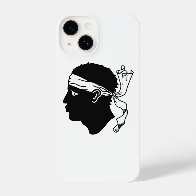 Coque iPhone Drapeau de Corse (Verso)