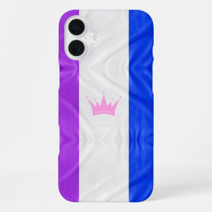 Coque iPhone 16 Plus Drapeau de fierté de la culture drag de SlipperyJo