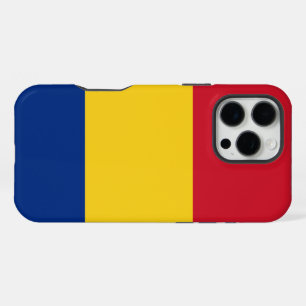 Coque iPhone 16 Pro Max Drapeau de la Roumanie
