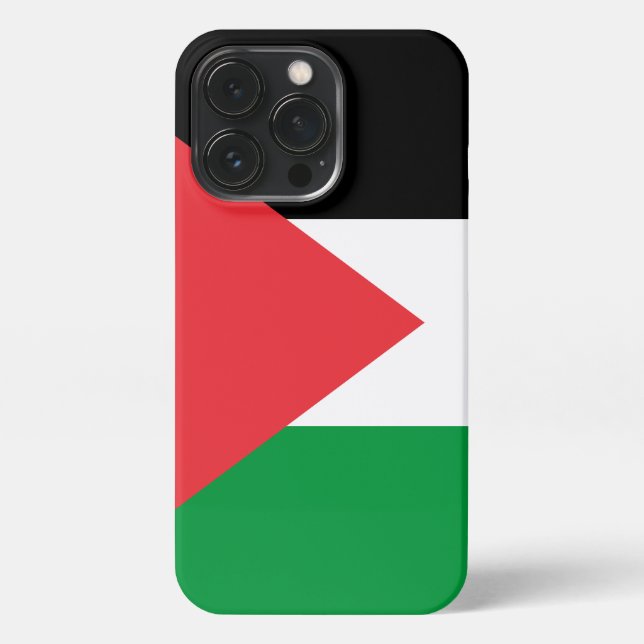 Coque iPhone Drapeau de l'État de Palestine (Verso)