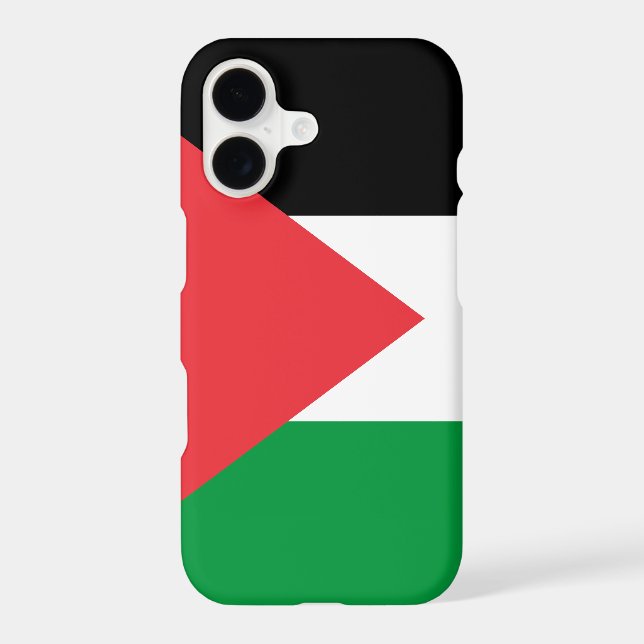 Coque iPhone Drapeau de l'État de Palestine (Verso)
