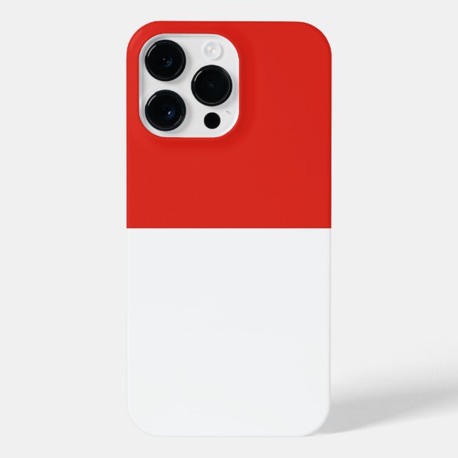 Coque iPhone Drapeau de l'Indonésie (Verso)