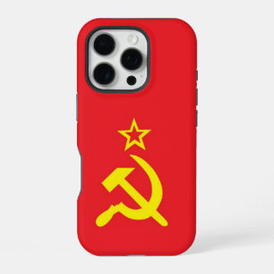 Coque iPhone 16 Pro Drapeau de l'URSS