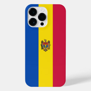 Coque Pour Pour iPhone 14 Pro Max Drapeau de Moldavie