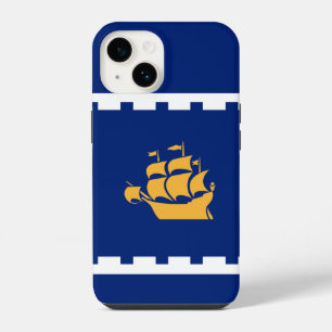 Coque Pour iPhone 14 Drapeau de Québec