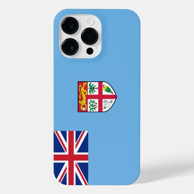 Coque iPhone Drapeau des Fidji (Verso)