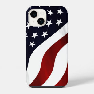 COQUE POUR iPhone 14 DRAPEAU D'ÉTOILES ET STRIPES