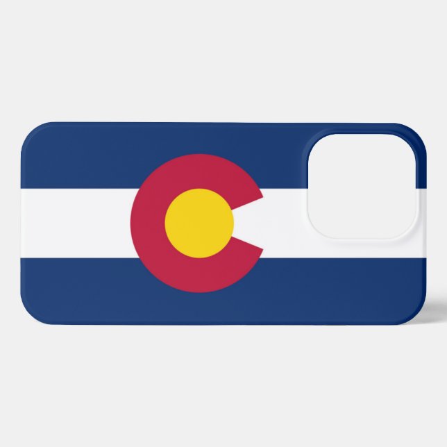 Coque iPhone Drapeau du Colorado (Verso Horizontal)