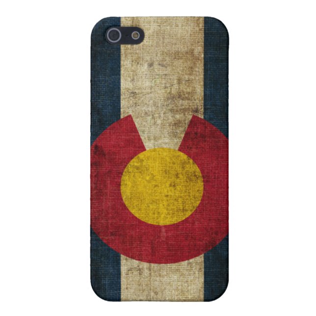 Coque iPhone Drapeau du Colorado (Dos)