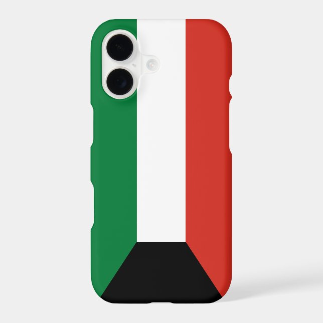 Coque iPhone Drapeau du Koweït (Verso)