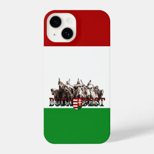 Coque Pour iPhone 14 Drapeau hongrois de Budapest Heroes