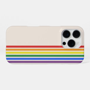 Coque iPhone 16 Pro Drapeau LGBTQ arc-en-ciel