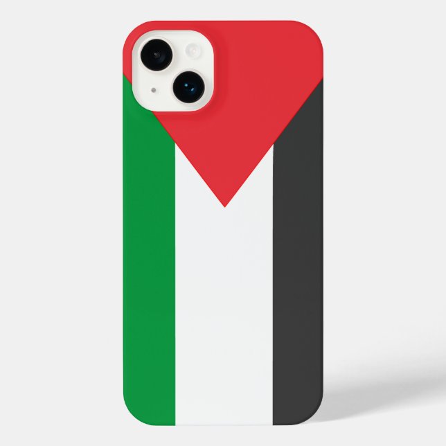 Coque iPhone Drapeau palestinien Libérez la Palestine customisé (Verso)