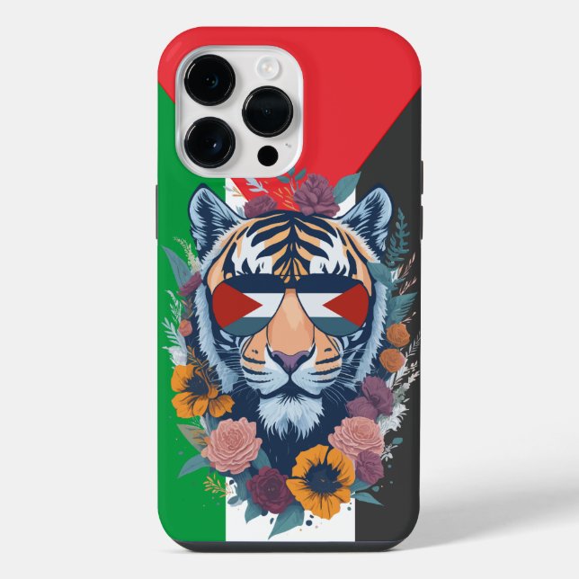 Coque iPhone Drapeau palestinien Libérez la Palestine customisé (Verso)