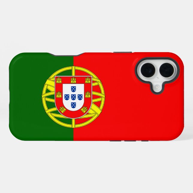 Coque iPhone Drapeau Portugal (Verso Horizontal)