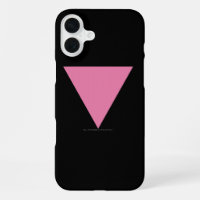 Drapeau triangle rose de SlipperyJoe's symbole ros