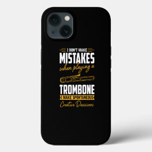 Etui iPhone 13 Drôle Trombone Je ne fais pas erreur Trombonist Gi