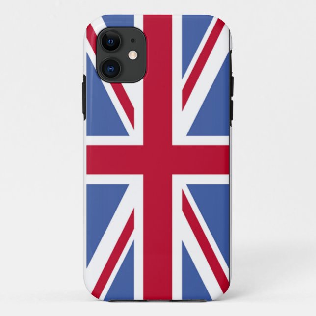 Coque iphone du drapeau britannique (Dos)