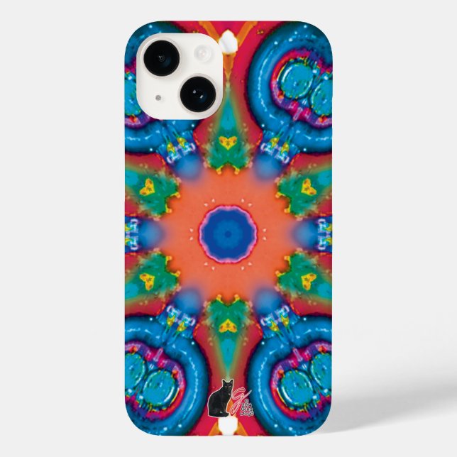 Coque iphone du kaléidoscope d'allumage (Verso)