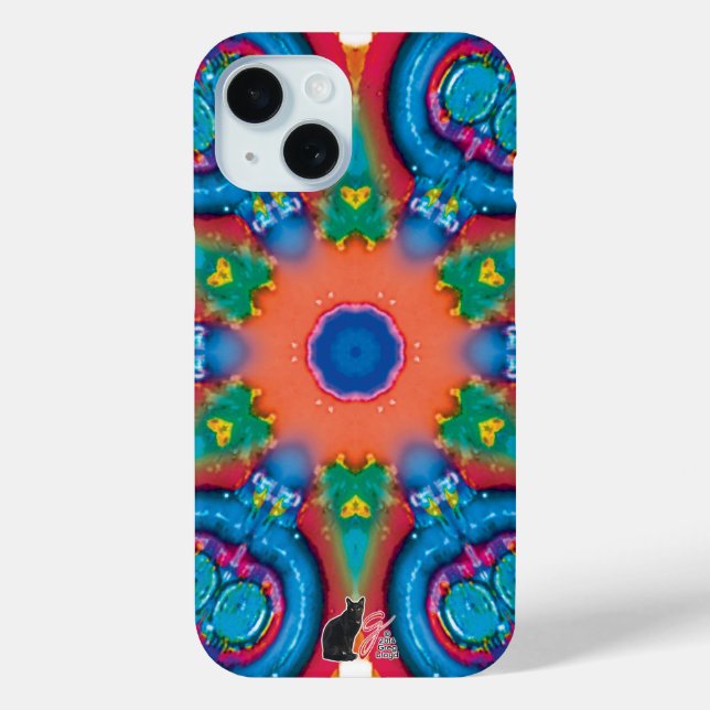 Coque iphone du kaléidoscope d'allumage (Verso)