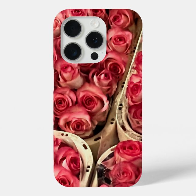 Coque iphone du marché des fleurs (Verso)
