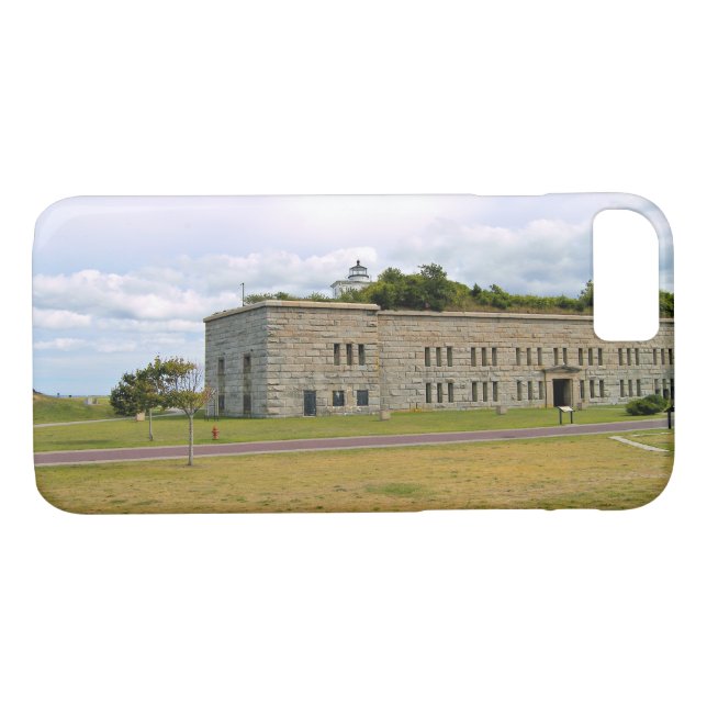 Coque iphone du Massachusetts Clark's Point Lighth (Dos (Horizontal))