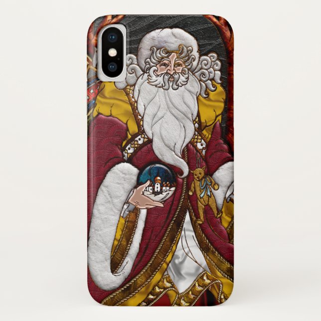 Coque iphone du Père Noël (Dos)