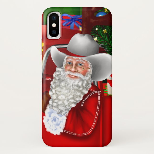 Coque iphone du Père Noël (Dos)