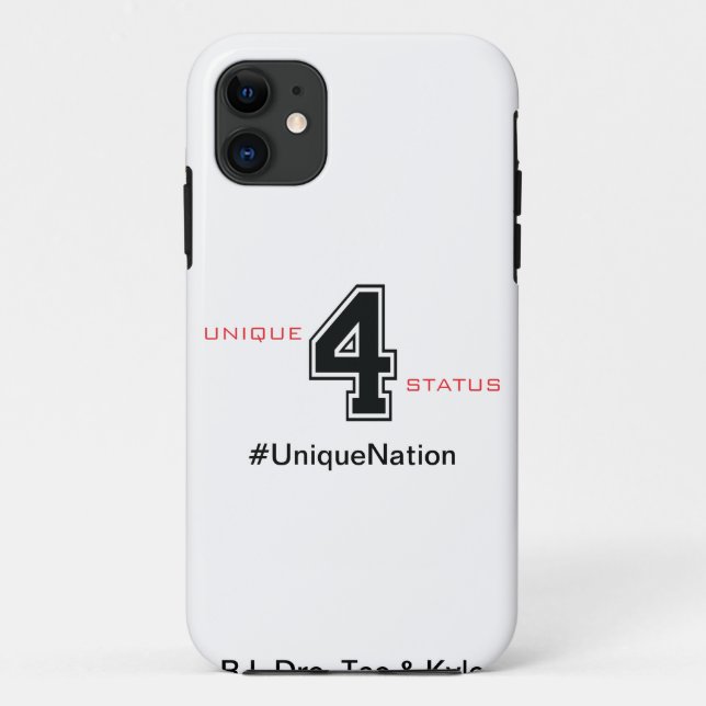 Coque iphone du STATUT UNIQUE 4 (Dos)