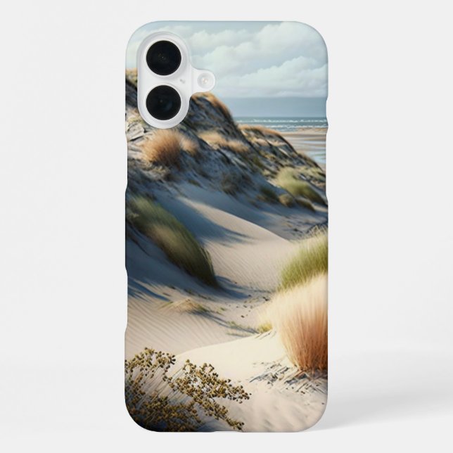 Coque iPhone Dunes Dorées (Verso)