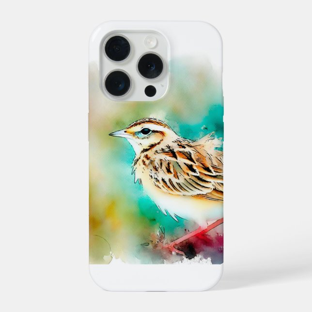 Coque iPhone Duponts lark 131024AREF131 - Watercolor (Verso)
