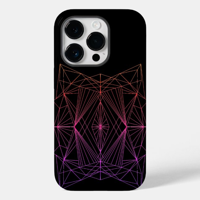 Coque iphone durable de géométrie cristalline (Verso)