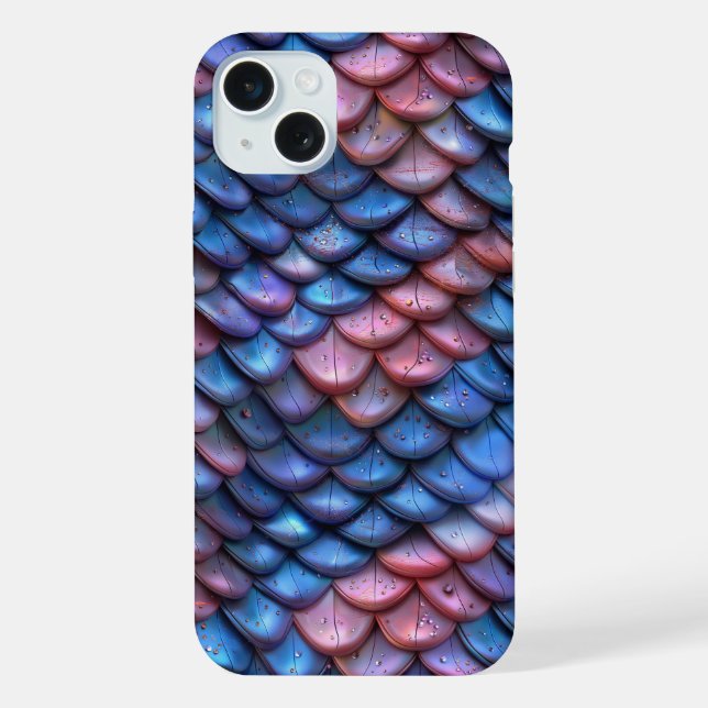 Coque iPhone Échelles de sirène (Verso)