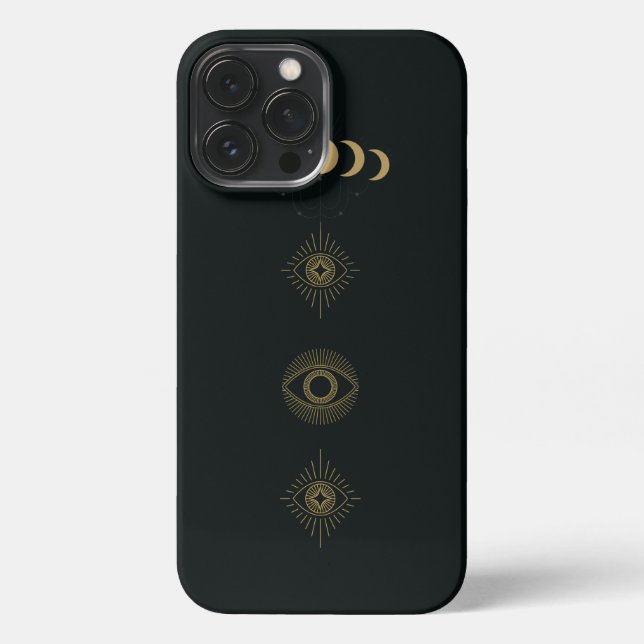 Coque iPhone Ecouter de téléphone noir (Verso)