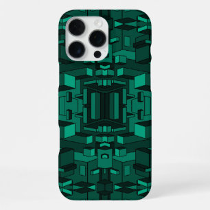 Coque iPhone 16 Pro Max Écran de téléphone vert Emerald