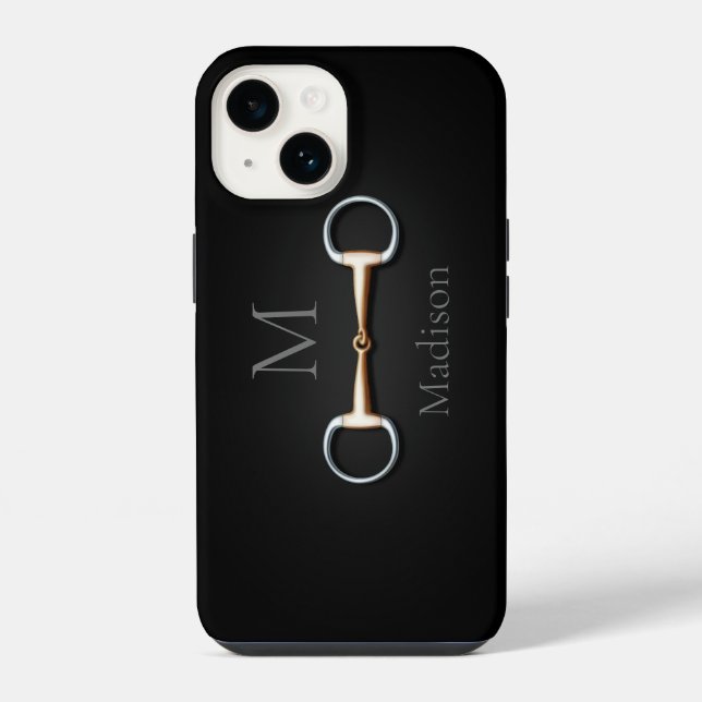 Coque iPhone Eggbutt Snaffle Bit Equestrimed (Verso)