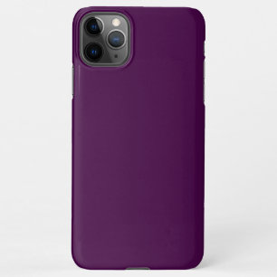 Coque iPhone 11Pro Max Eggplant Purple Solid