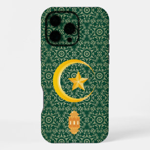 Coque iPhone 16 Pro Max Eid al Fitr Moubarak Ramadan Kareem Lune Étoile