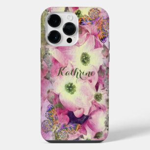 Coque Pour Pour iPhone 14 Pro Max Elégant Artsy Floral