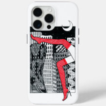 Coque iphone élégant avec une photo d'une femme