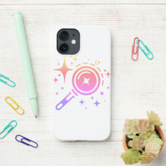 Coque iPhone 12 Mini emblème AI Twinkle étoiles, phare de l'ère numériq