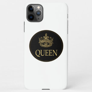 Coque iPhone 11Pro Max Emblème de la Reine et de la Couronne
