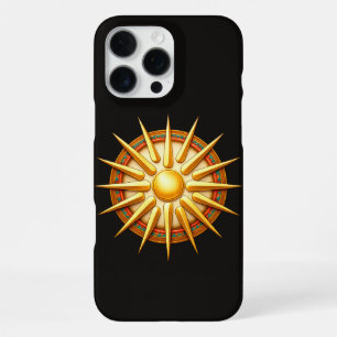 Coque iPhone 16 Pro Max Emblème du Soleil de Vergina – Symbole Macédonien 