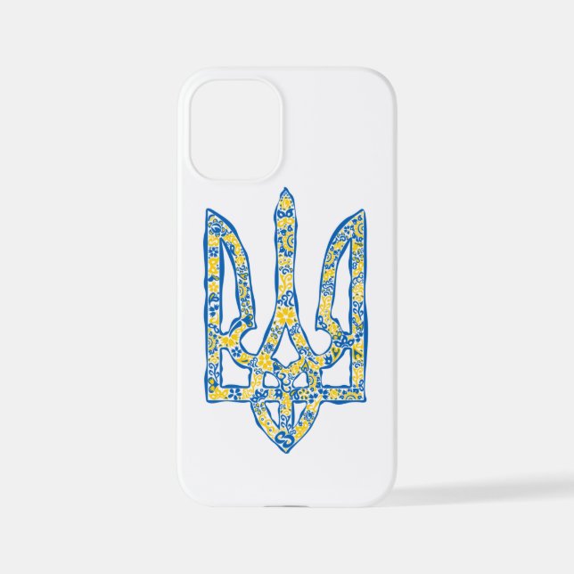 Coque iPhone Emblème national de l'Ukraine (Verso)