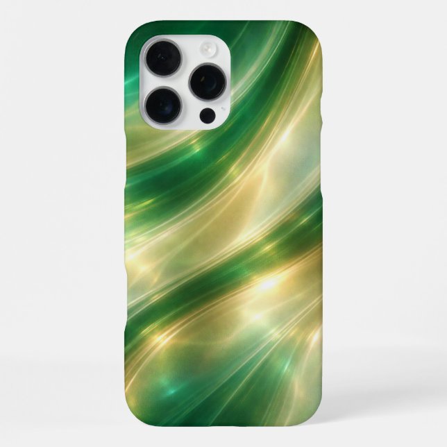 Coque iPhone Emerald Luxe Holographic Gradient Phone Case (Verso)
