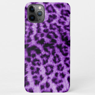 Coque iPhone 11Pro Max Empreinte de léopard pourpre
