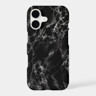 Coque iphone en marbre noir