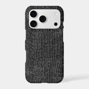 Coque iPhone en peau d'alligator