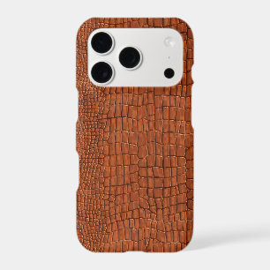 Coque iPhone en peau d'alligator